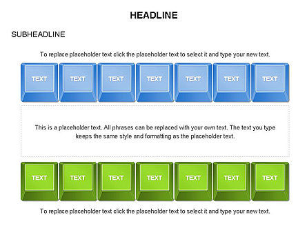 Touches de clavier, Diapositive 28, 03587, Formes — PoweredTemplate.com