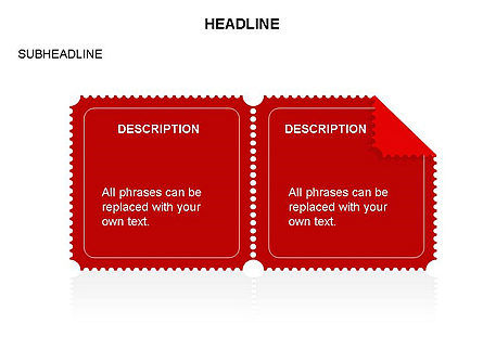 郵便切手の形, スライド 23, 03590, 図形 — PoweredTemplate.com
