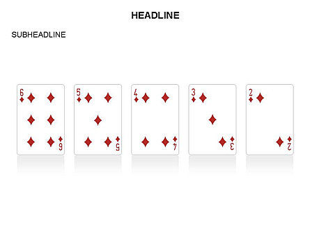 Formes des cartes de jeu, Diapositive 12, 03591, Formes — PoweredTemplate.com