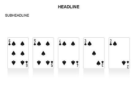Formas de tarjetas de juego, Diapositiva 3, 03591, Formas — PoweredTemplate.com