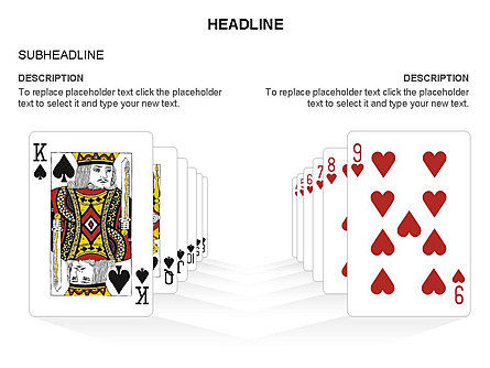 Formas de tarjetas de juego, Diapositiva 30, 03591, Formas — PoweredTemplate.com