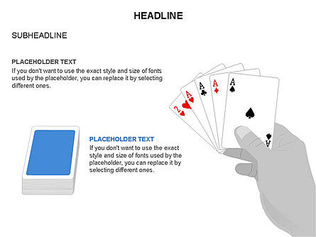Formas de tarjetas de juego, Diapositiva 32, 03591, Formas — PoweredTemplate.com
