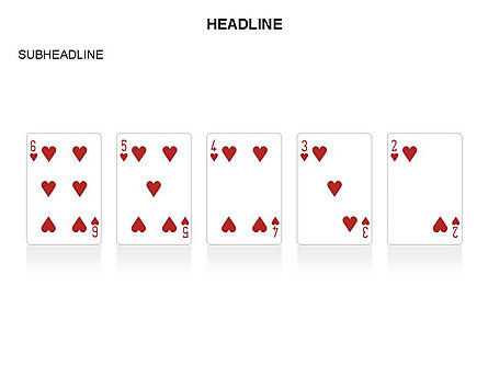 ゲームカードの形, スライド 6, 03591, 図形 — PoweredTemplate.com