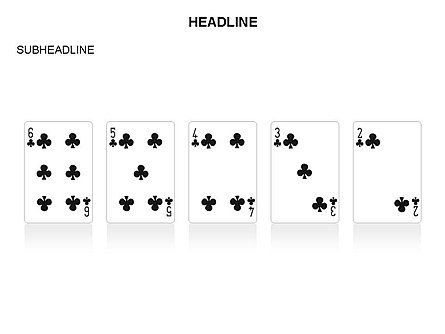 Formas de tarjetas de juego, Diapositiva 9, 03591, Formas — PoweredTemplate.com