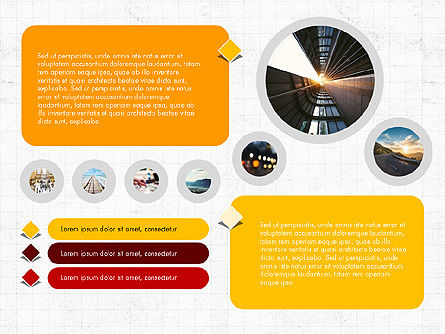 Agenda et boîtes de texte, Diapositive 4, 03595, Schémas d'étapes — PoweredTemplate.com