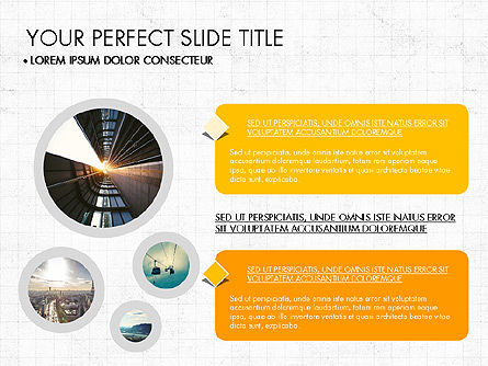 Agenda Dan Kotak Teks, Slide 7, 03595, Diagram Panggung — PoweredTemplate.com