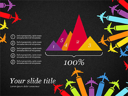 Flight Infographics, Slide 12, 03596, Infographics — PoweredTemplate.com