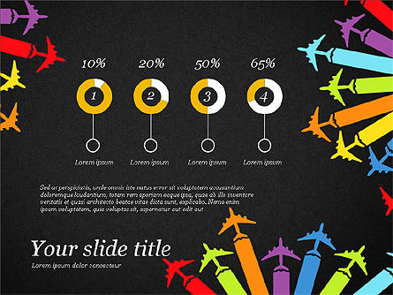 Flight Infographics, Slide 13, 03596, Infographics — PoweredTemplate.com