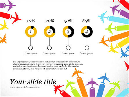 Flug-Infografiken, Folie 5, 03596, Infografiken — PoweredTemplate.com