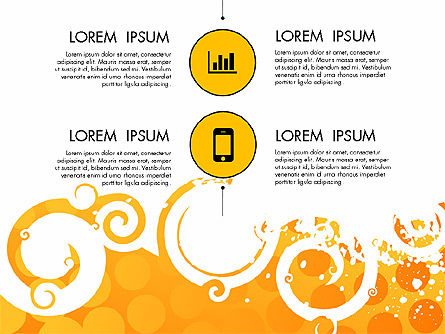 Plate-forme de présentation du processus de démarrage, Diapositive 12, 03597, Schémas de procédés — PoweredTemplate.com