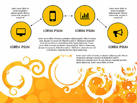 Presentación del proceso de inicio, Diapositiva 16, 03597, Diagramas de proceso — PoweredTemplate.com