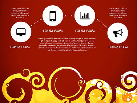Presentación del proceso de inicio, Diapositiva 8, 03597, Diagramas de proceso — PoweredTemplate.com