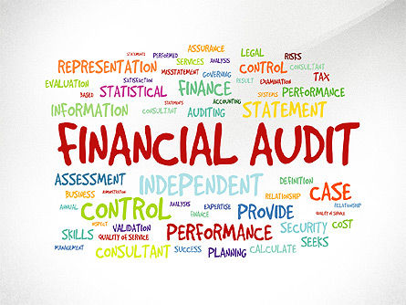 Audit finanziario presentazione concetto, Modello PowerPoint, 03598, Modelli Presentazione — PoweredTemplate.com