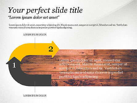 프로세스 및 타임 라인 개념, 슬라이드 2, 03600, 프로세스 도표 — PoweredTemplate.com