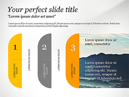 Process and Timeline Concept, Slide 8, 03600, Process Diagrams — PoweredTemplate.com
