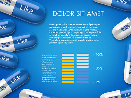 Concept de présentation de pilules sociales, Diapositive 15, 03601, Modèles de présentations — PoweredTemplate.com