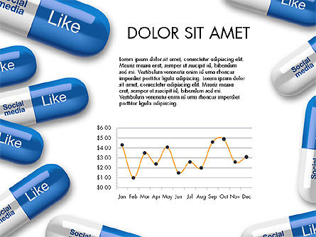  Social pílulas apresentação conceito, Deslizar 5, 03601, Modelos de Apresentação — PoweredTemplate.com