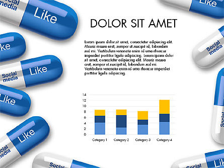 Social Pills Presentation Concept, Slide 6, 03601, Presentation Templates — PoweredTemplate.com