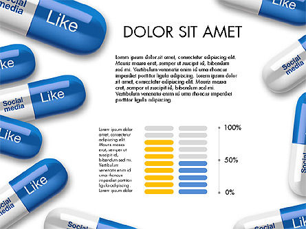 Concept de présentation de pilules sociales, Diapositive 7, 03601, Modèles de présentations — PoweredTemplate.com