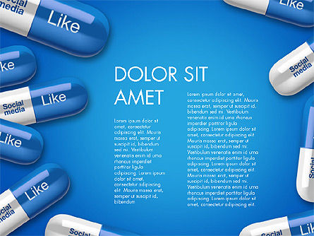 Concept de présentation de pilules sociales, Diapositive 9, 03601, Modèles de présentations — PoweredTemplate.com