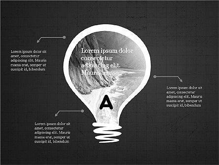 Flechas de proceso e idea, Diapositiva 10, 03602, Diagramas de proceso — PoweredTemplate.com