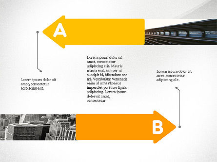 Flechas de proceso e idea, Diapositiva 6, 03602, Diagramas de proceso — PoweredTemplate.com