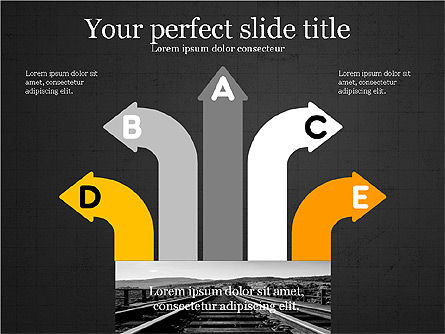 Proses Panah Dan Ide, Slide 9, 03602, Diagram Proses — PoweredTemplate.com
