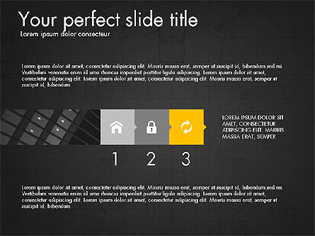 Modèle de présentation créative en style design plat, Diapositive 13, 03603, Modèles de présentations — PoweredTemplate.com