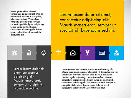 Modèle de présentation créative en style design plat, Diapositive 6, 03603, Modèles de présentations — PoweredTemplate.com