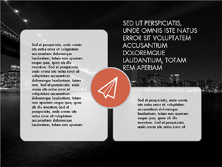 Presentación moderna en estilo de diseño plano, Diapositiva 13, 03604, Plantillas de presentación — PoweredTemplate.com