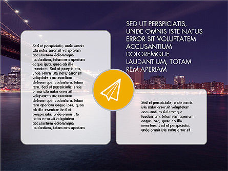 Presentación moderna en estilo de diseño plano, Diapositiva 5, 03604, Plantillas de presentación — PoweredTemplate.com