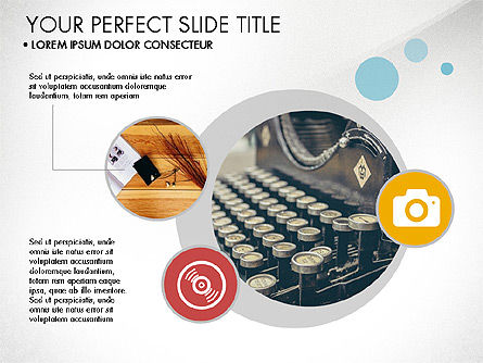 Présentation moderne en style design plat, Diapositive 6, 03604, Modèles de présentations — PoweredTemplate.com
