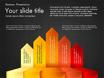 Shapes and Text Boxes, Slide 11, 03606, Shapes — PoweredTemplate.com