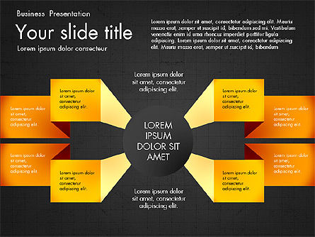 Shapes and Text Boxes, Slide 13, 03606, Shapes — PoweredTemplate.com