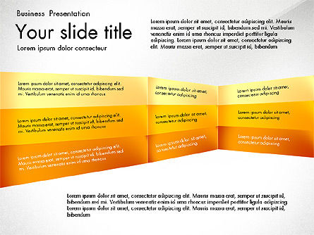 Shapes and Text Boxes, Slide 2, 03606, Shapes — PoweredTemplate.com