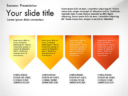 Shapes and Text Boxes, Slide 4, 03606, Shapes — PoweredTemplate.com