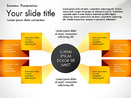 Shapes and Text Boxes, Slide 5, 03606, Shapes — PoweredTemplate.com