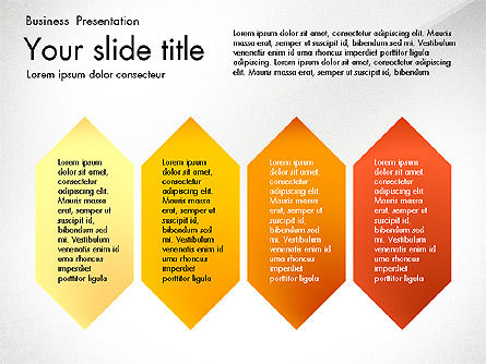 Shapes and Text Boxes, Slide 7, 03606, Shapes — PoweredTemplate.com