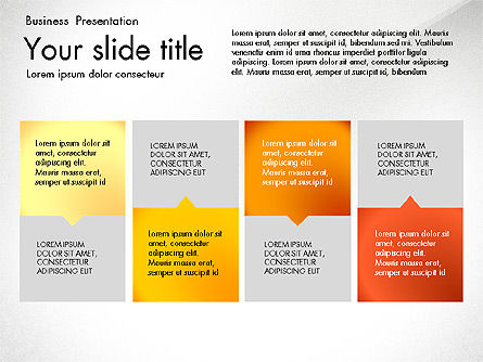 Shapes and Text Boxes, Slide 8, 03606, Shapes — PoweredTemplate.com