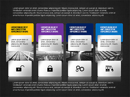Concepto de presentación relacionado con la industria, Diapositiva 10, 03607, Plantillas de presentación — PoweredTemplate.com