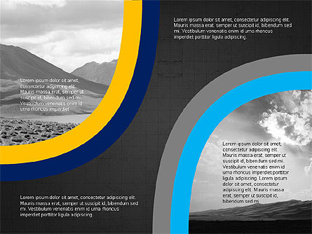 Flèches et cercles, Diapositive 11, 03608, Modèles de présentations — PoweredTemplate.com