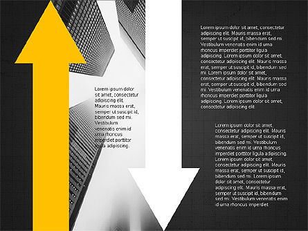 화살표와 원, 슬라이드 15, 03608, 프레젠테이션 템플릿 — PoweredTemplate.com