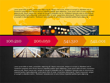 Moderne en creatieve presentatiesjabloon in platte ontwerpstijl, Dia 13, 03609, Presentatie Templates — PoweredTemplate.com