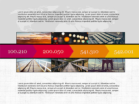 Modello di presentazione moderna e creativa in stile design piatto, Slide 5, 03609, Modelli Presentazione — PoweredTemplate.com
