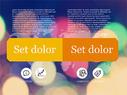 Modèle de présentation moderne et créatif dans un style design plat, Diapositive 8, 03609, Modèles de présentations — PoweredTemplate.com