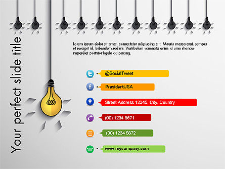 Template Presentasi Ide Bisnis Yang Menguntungkan, Slide 16, 03610, Templat Presentasi — PoweredTemplate.com
