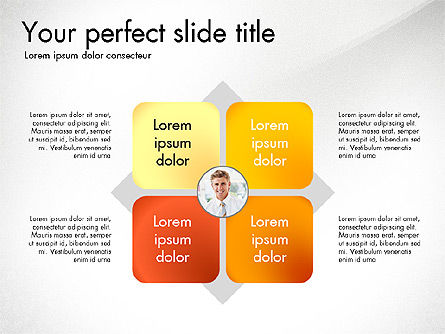流程和时间表, PowerPoint模板, 03611, 流程图 — PoweredTemplate.com