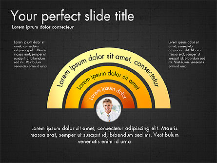 프로세스 및 타임 라인 다이어그램, 슬라이드 16, 03611, 프로세스 도표 — PoweredTemplate.com