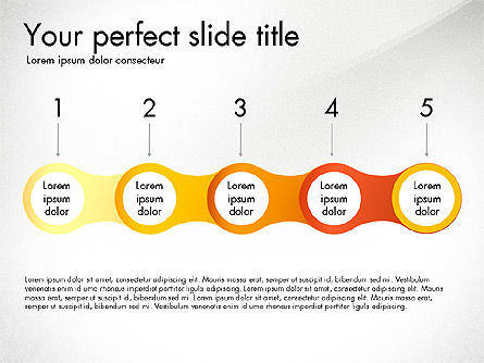 Processo e timeline diagrammi, Slide 2, 03611, Diagrammi di Processo — PoweredTemplate.com