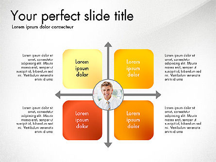 Diagramas de proceso y cronología, Diapositiva 5, 03611, Diagramas de proceso — PoweredTemplate.com